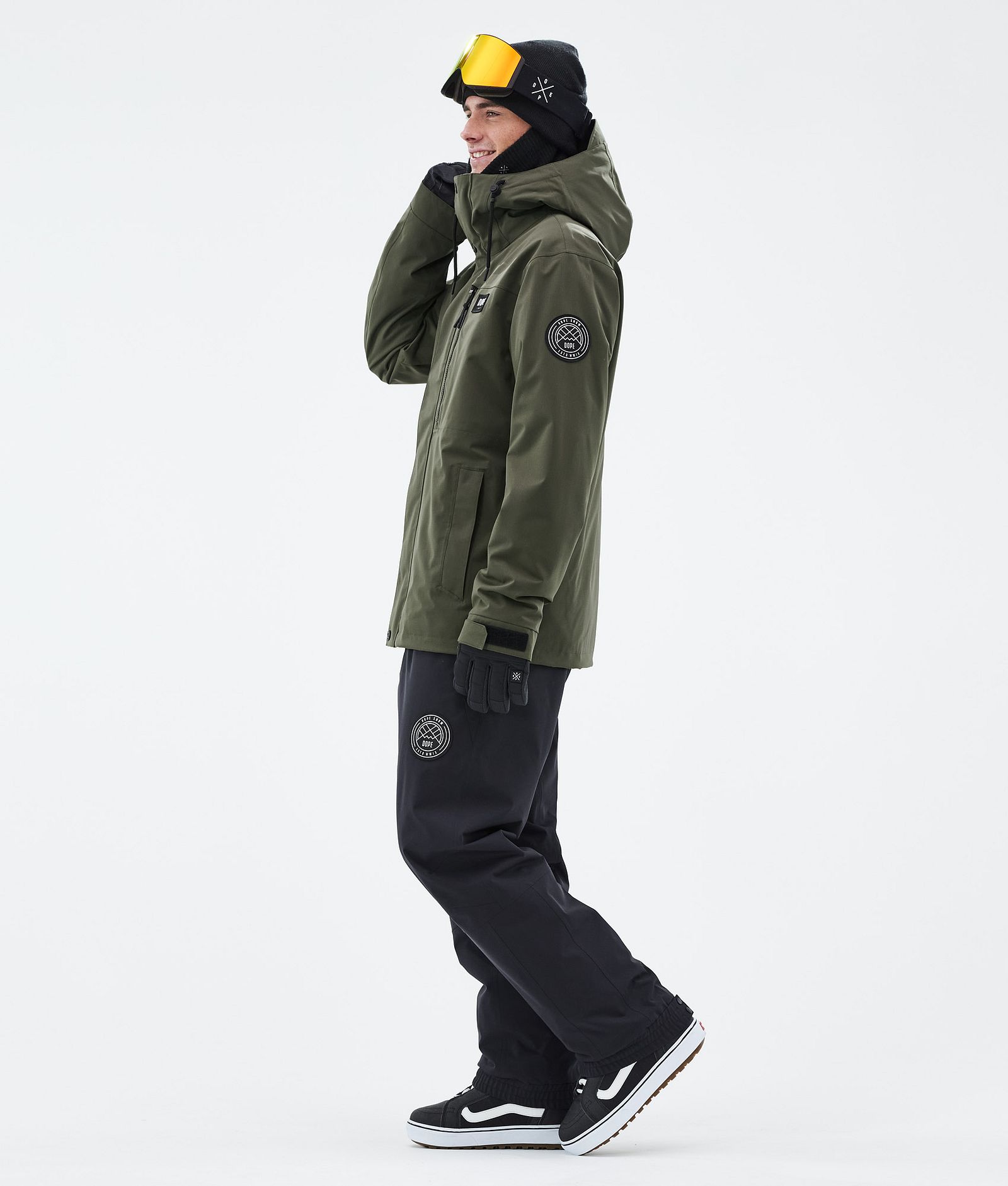 Blizzard Full Zip Giacca Snowboard Uomo Olive Green, Immagine 3 di 9