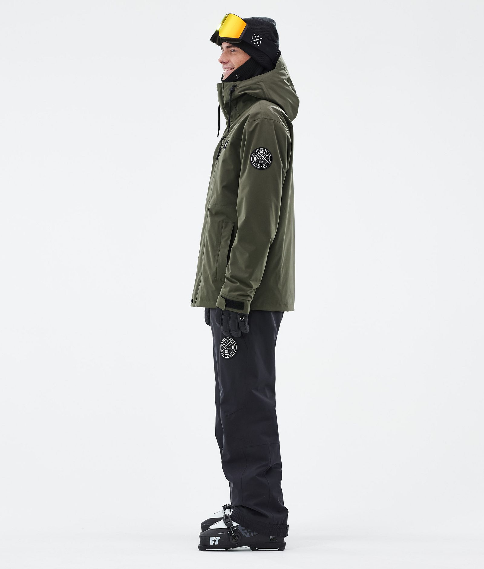 Blizzard Full Zip スキージャケット メンズ Olive Green, 画像3 / 9