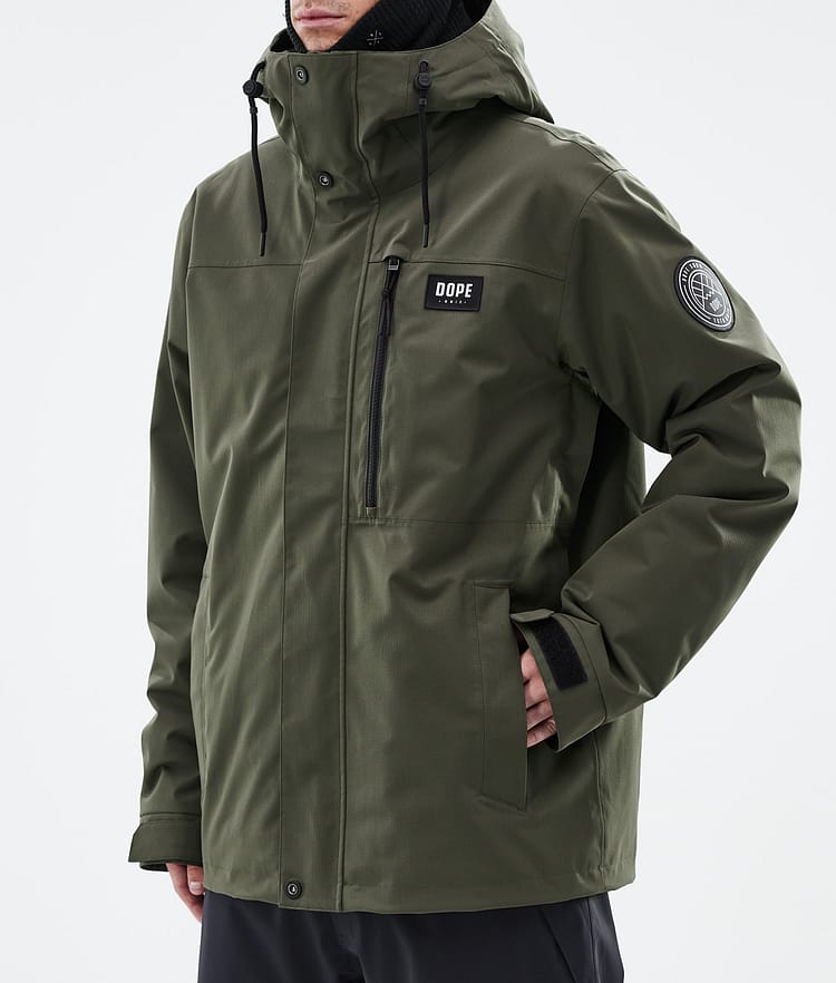 Blizzard Full Zip Snowboardjakke Herre Olive Green, Bilde 7 av 9