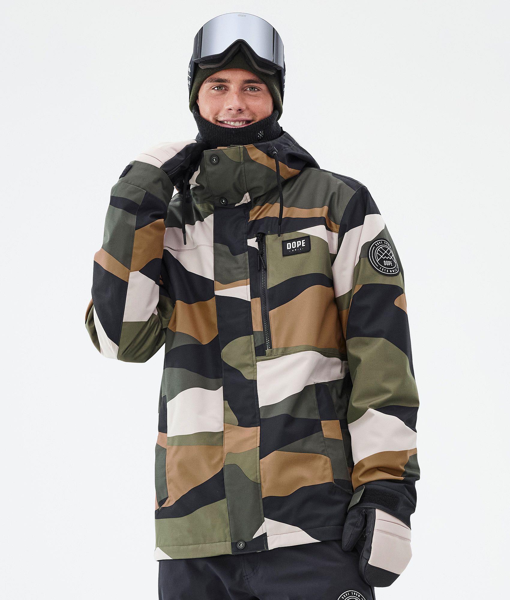 Dope Blizzard Full Zip Veste de Ski Homme Shards Gold Green