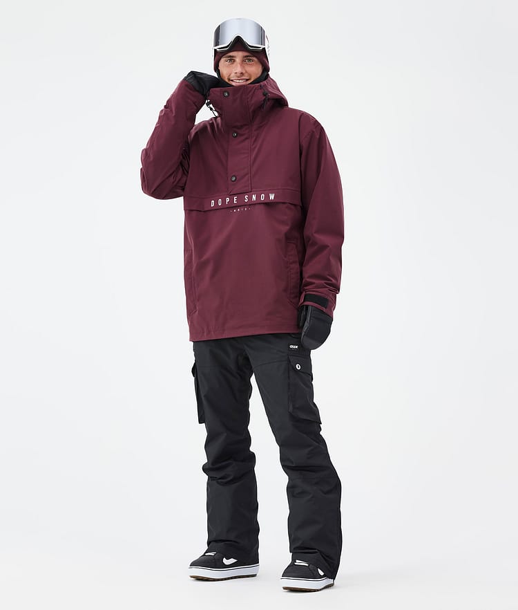 Dope Legacy Snowboard Jacket Men Burgundy