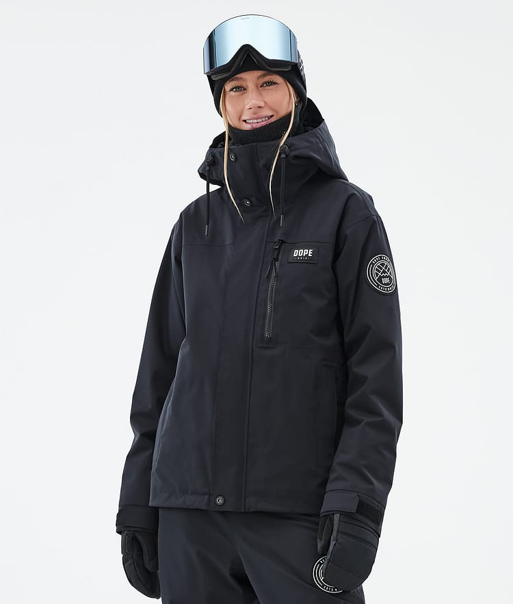 Blizzard W Full Zip Snowboardjakke Dame Black Renewed, Billede 1 af 10