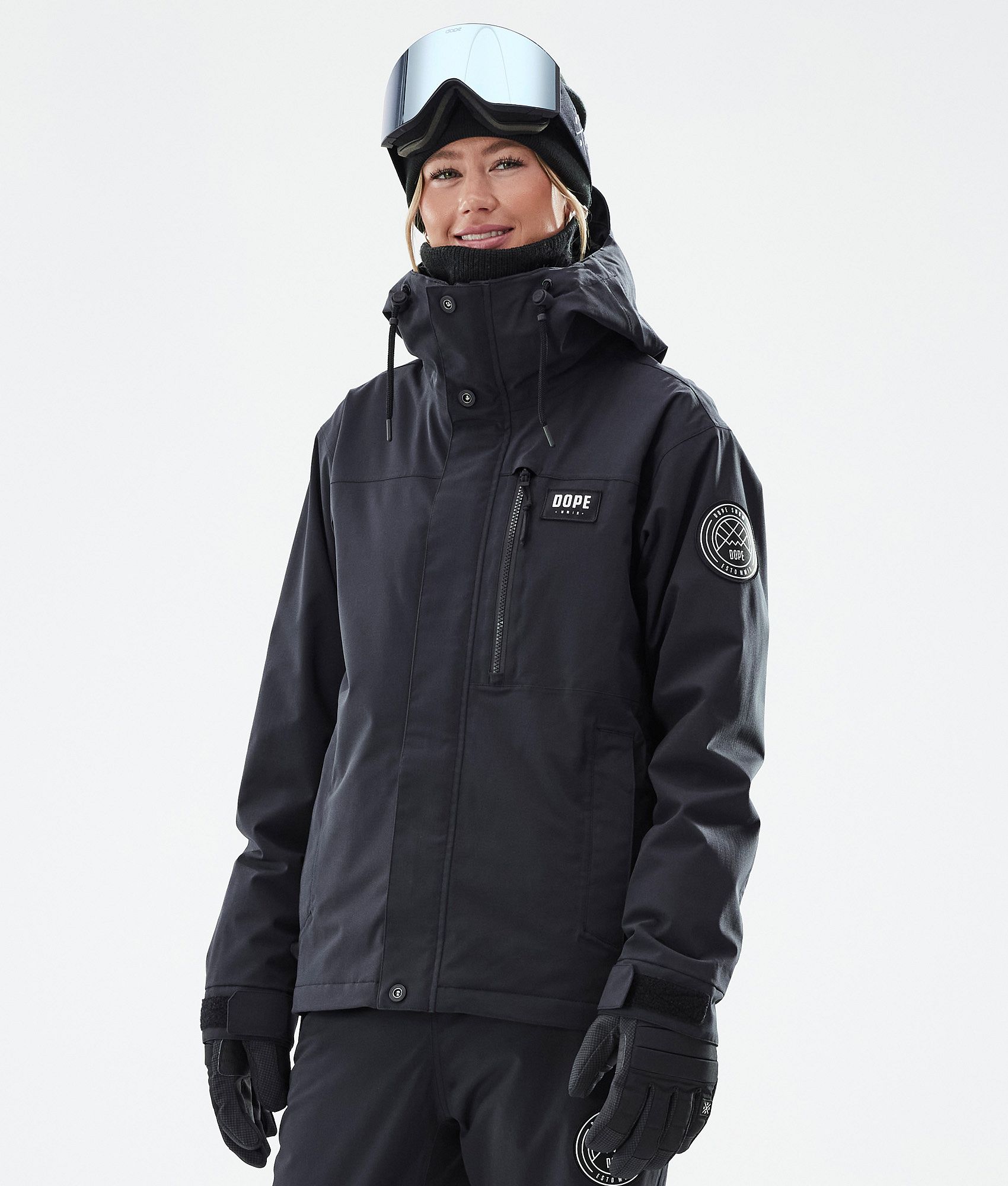 Dope Blizzard W Full Zip Ski Jacket Women Black