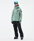 Blizzard W Full Zip Kurtka Narciarska Kobiety Faded Green, Zdjęcie 3 z 10