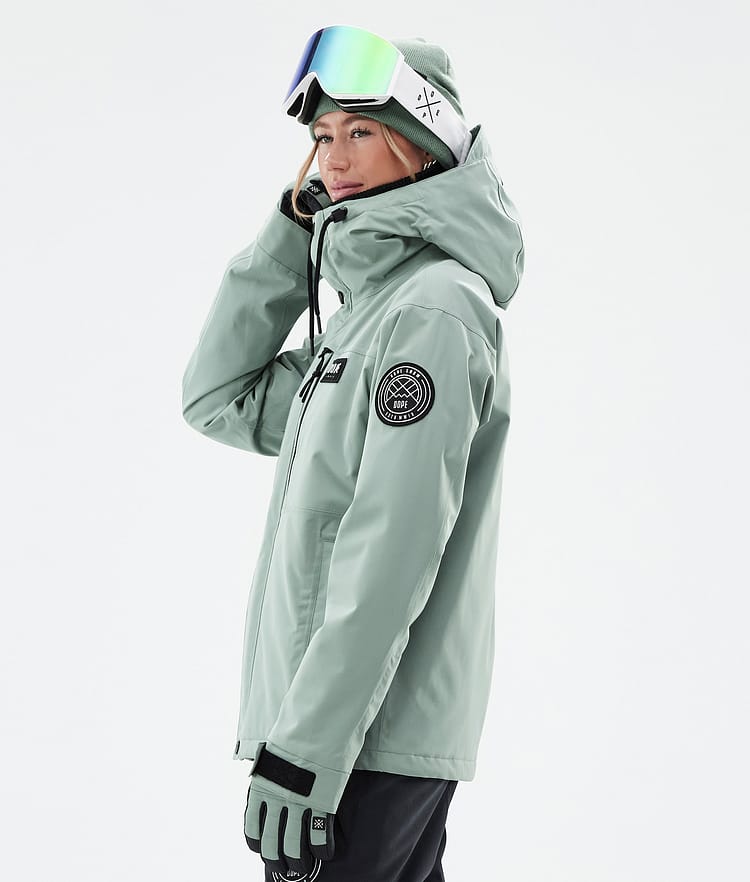 Dope Blizzard W Full Zip Ski Jacket Women Faded Green | Dopesnow.com