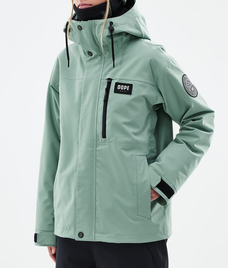 Blizzard W Full Zip Skidjacka Dam Faded Green, Bild 8 av 10