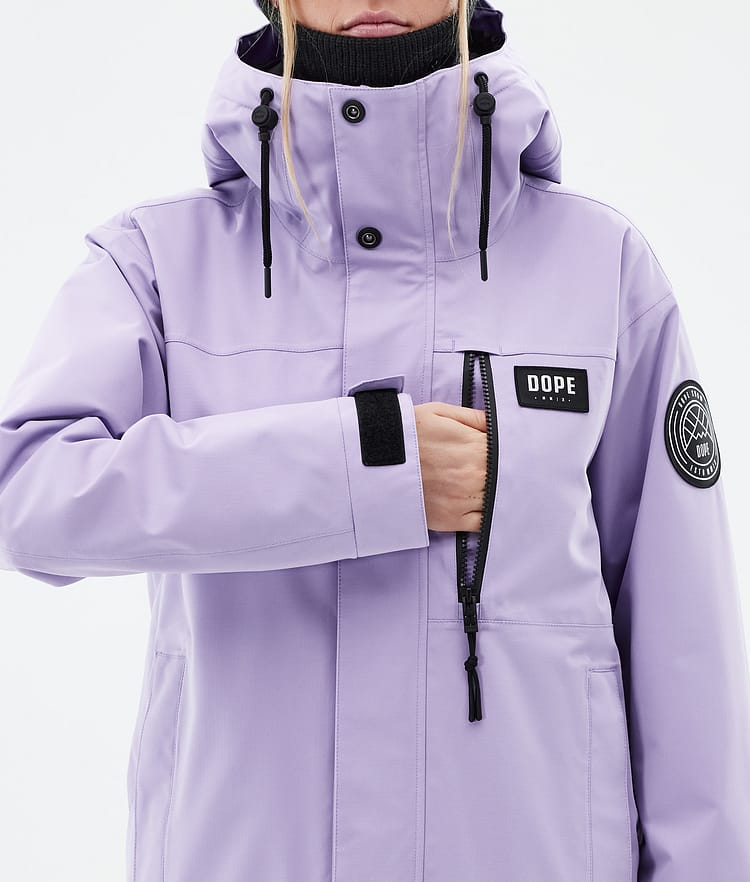 Blizzard W Full Zip Veste Snowboard Femme Faded Violet, Image 9 sur 10