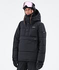 Puffer W Snowboardjakke Dame Black, Billede 1 af 8