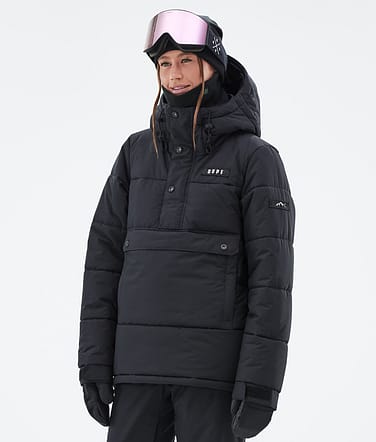 Puffer W Snowboardjacke Black