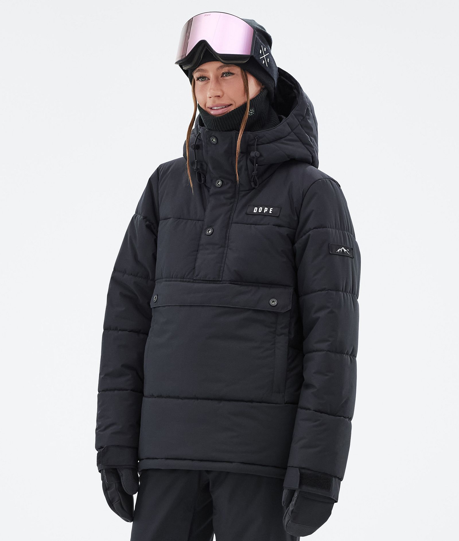 Puffer W Veste Snowboard Femme Black, Image 1 sur 8