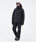 Puffer W Lyžařská Bunda Dámské Black, Obrázek 2 z 8