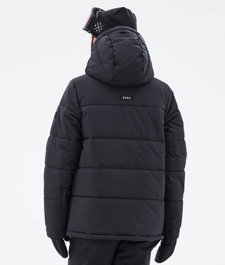 Puffer W Manteau Ski Femme Black, Image 6 sur 8