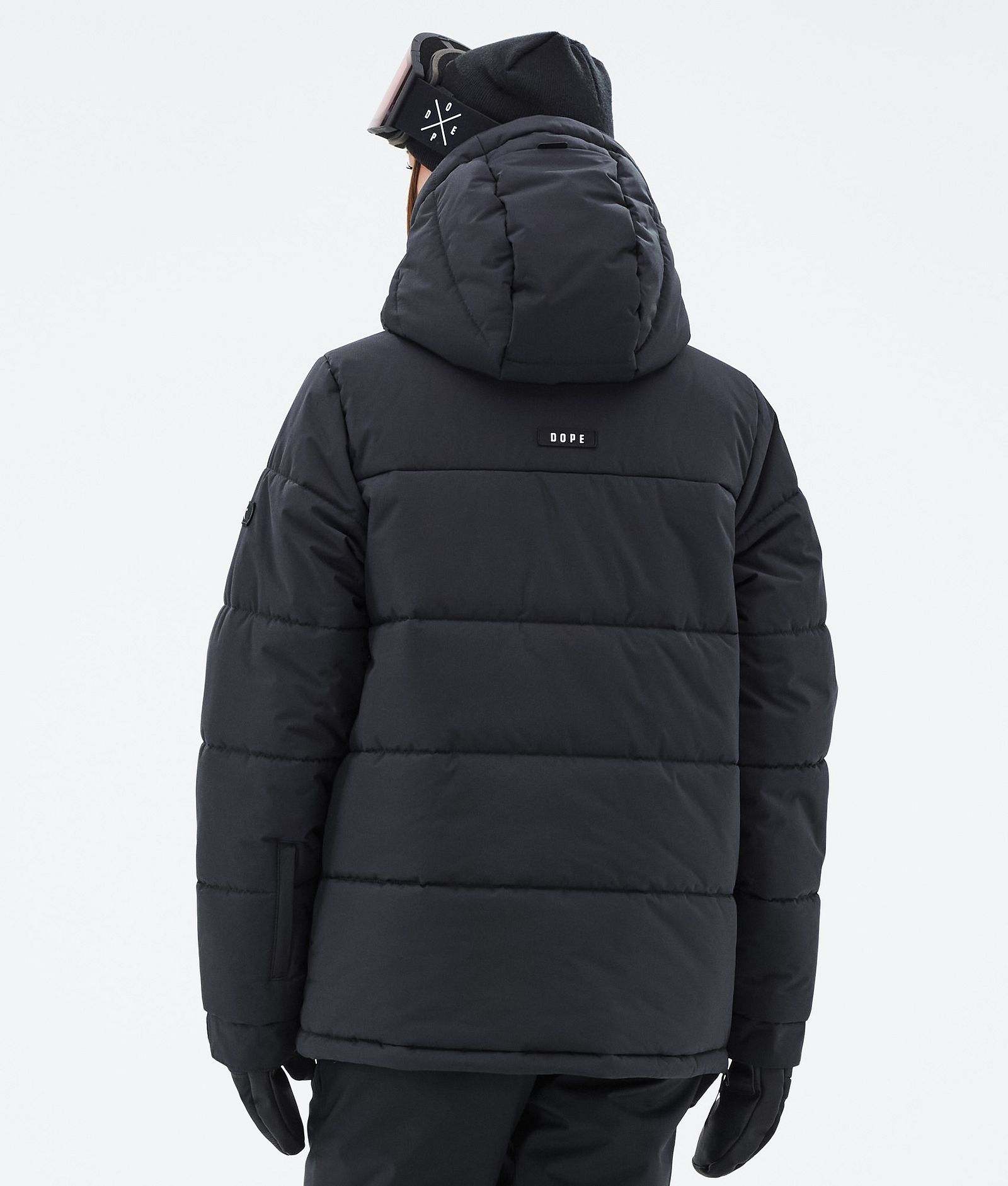 Puffer W Skijakke Dame Black, Billede 6 af 8