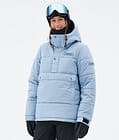 Puffer W Chaqueta Snowboard Mujer Light Blue, Imagen 1 de 8