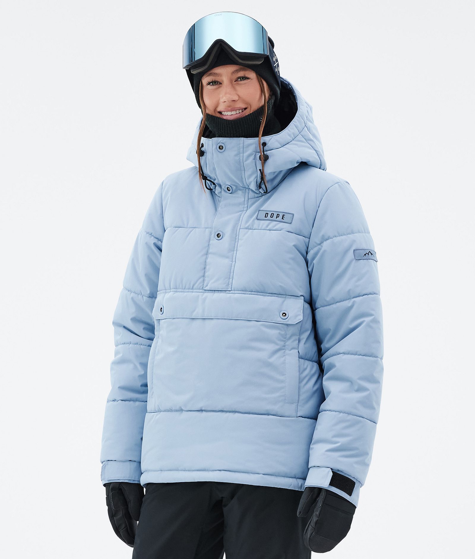 Puffer W Snowboard jas Dames Light Blue, Afbeelding 1 van 8