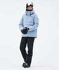 Puffer W Kurtka Narciarska Kobiety Light Blue, Zdjęcie 2 z 8