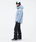 Puffer W Snowboardjakke Dame Light Blue, Bilde 3 av 8