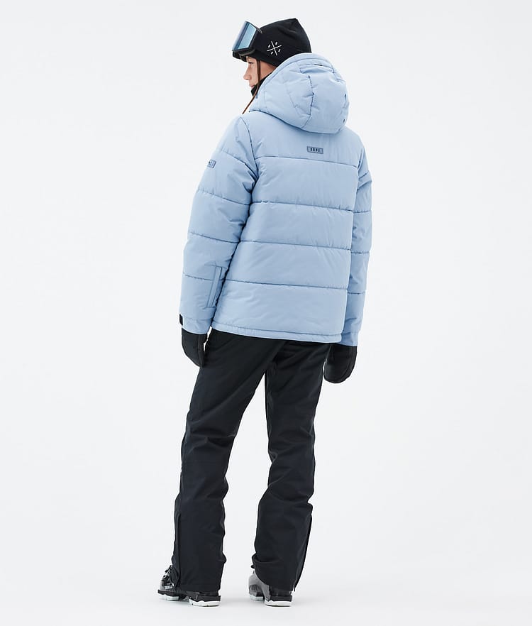 Puffer W Lyžařská Bunda Dámské Light Blue, Obrázek 4 z 8