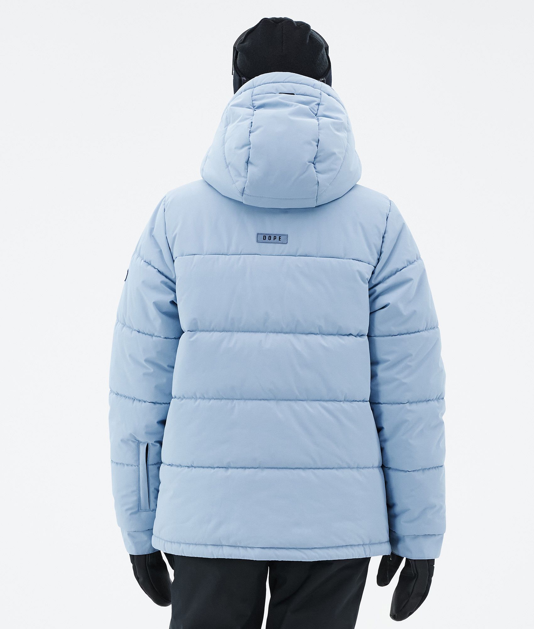 Dope Puffer W Snowboard Jacket Women Light Blue