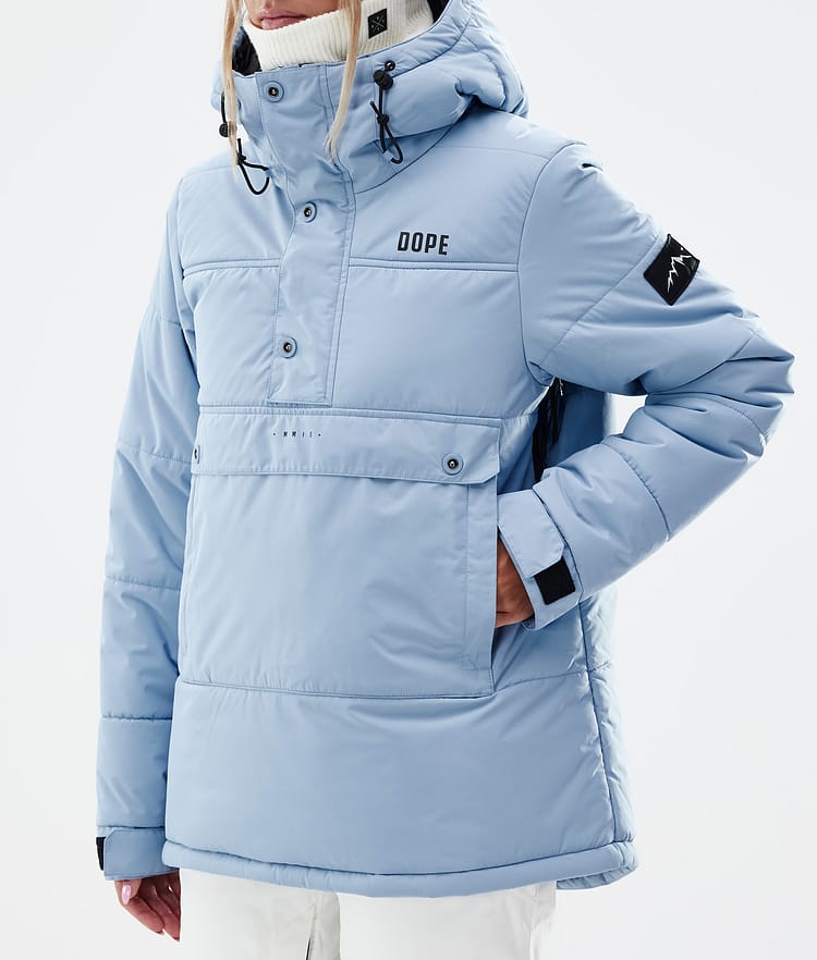 Dope Puffer W Ski Jacket Women Light Blue