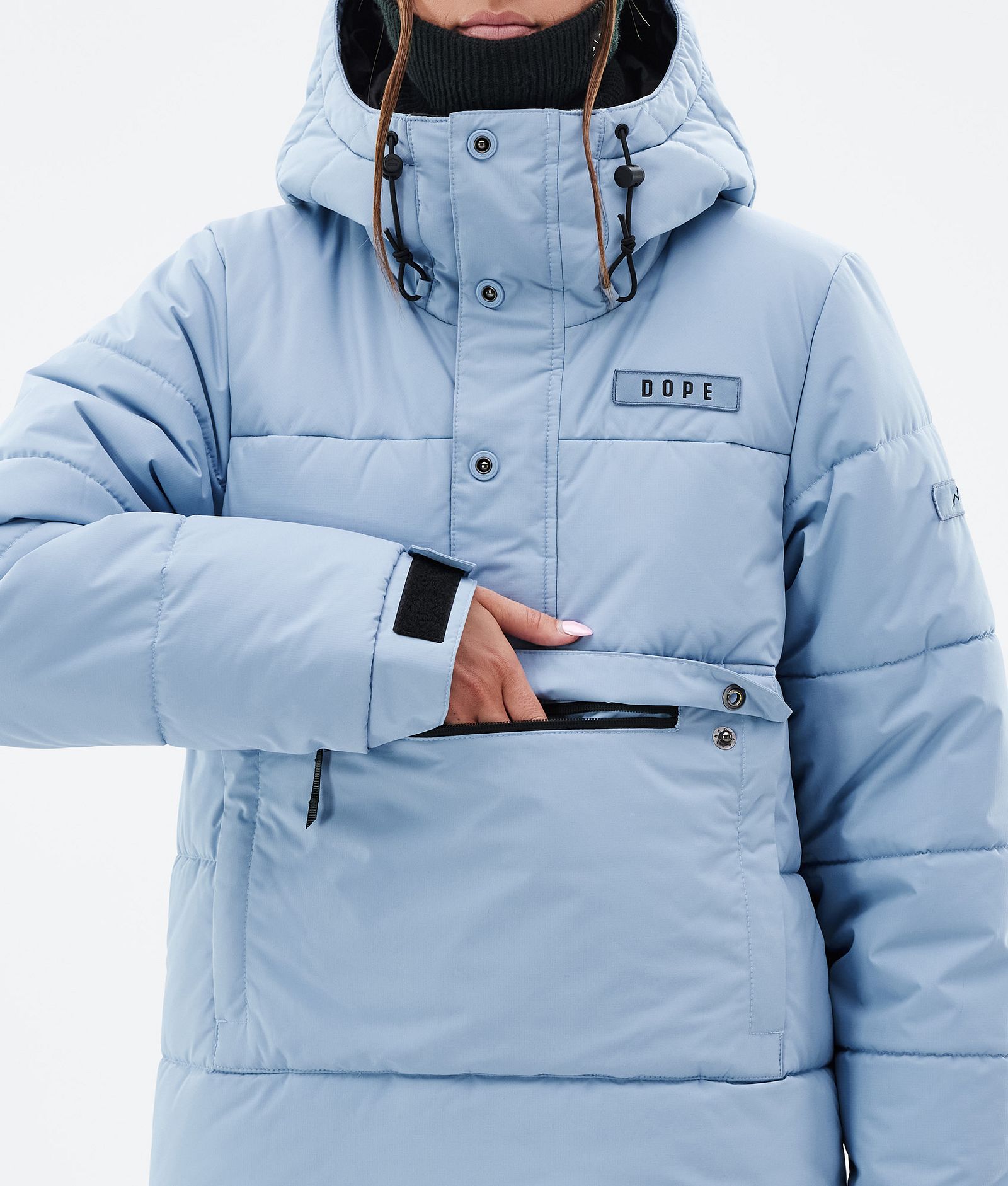 Puffer W Ski Jacket Women Light Blue, Image 8 of 8