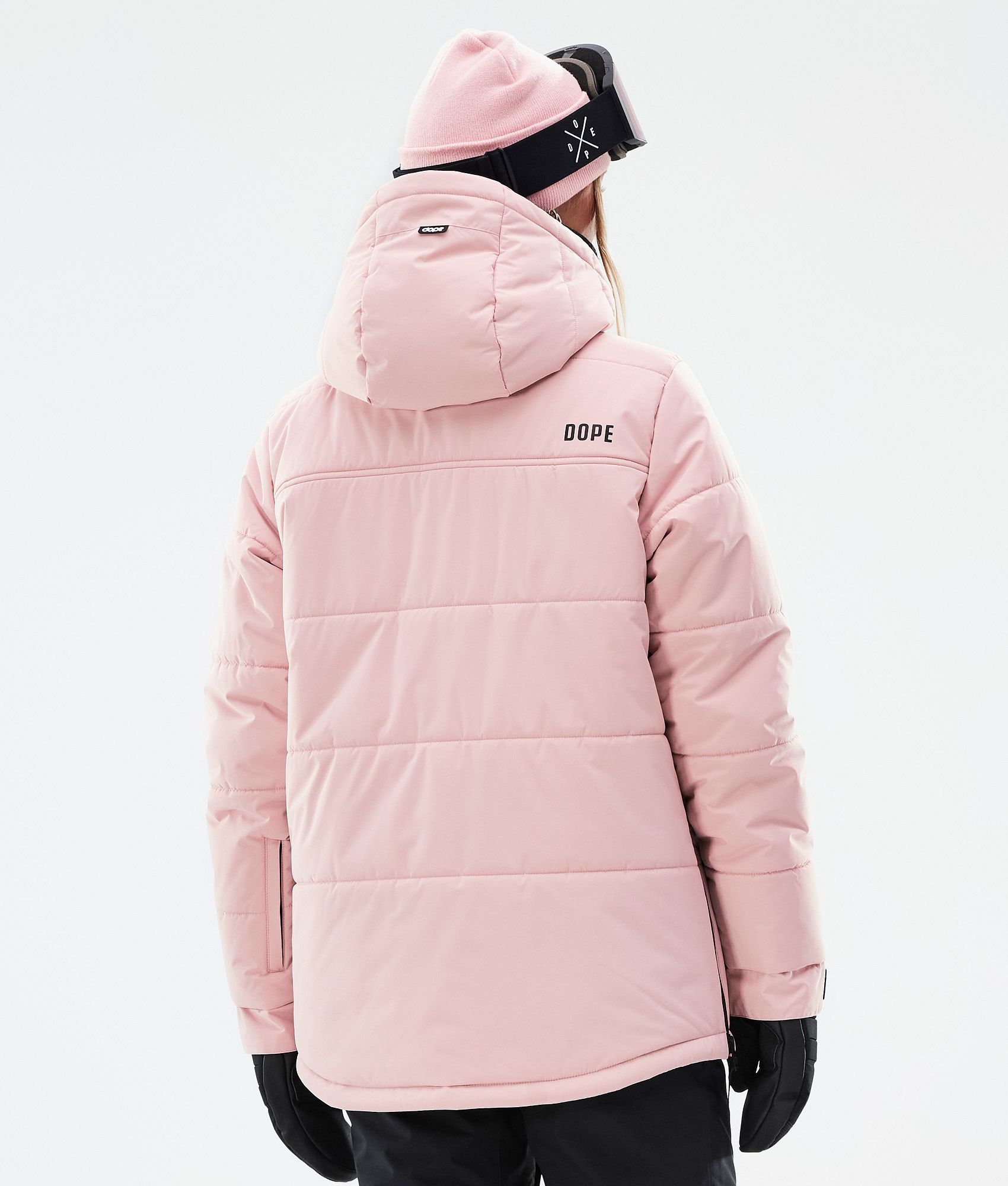 Pink snow hot sale jacket womens