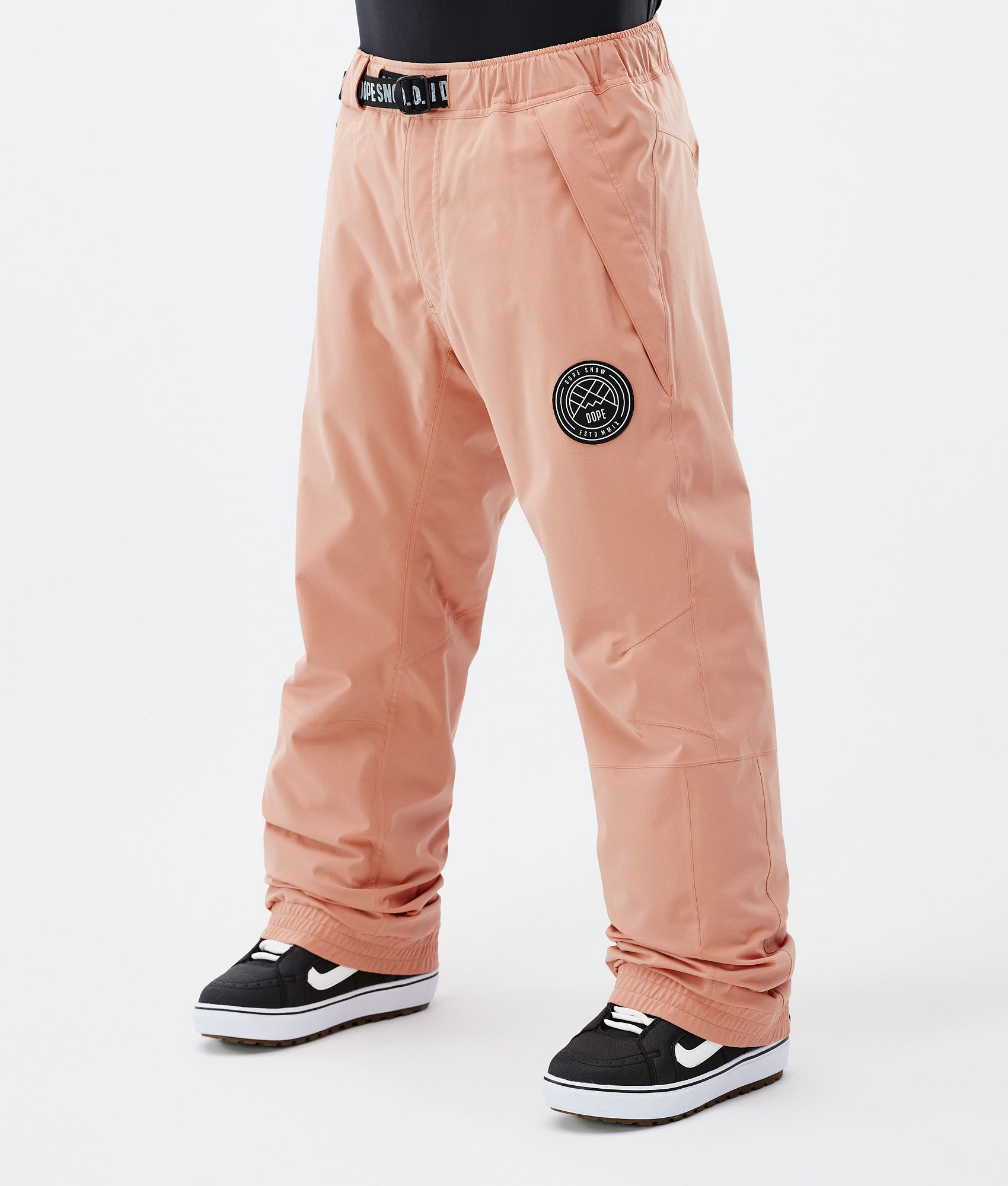 Mens elastic waist hot sale snow pants