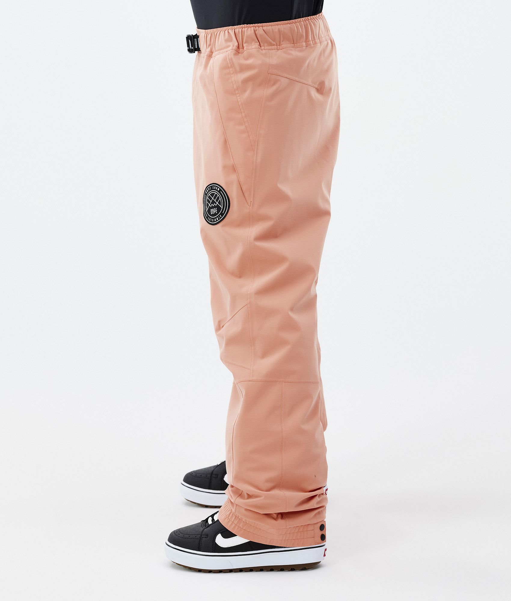 DEYANN Peach Color Dupion Silk Trousers for Men - Deyann