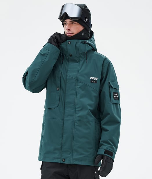 Adept Ski Jacket Men Bottle Green