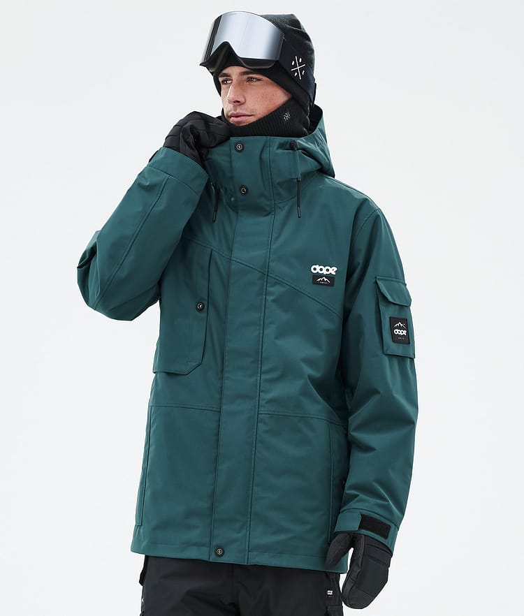 Adept Veste de Ski Homme Bottle Green, Image 1 sur 9