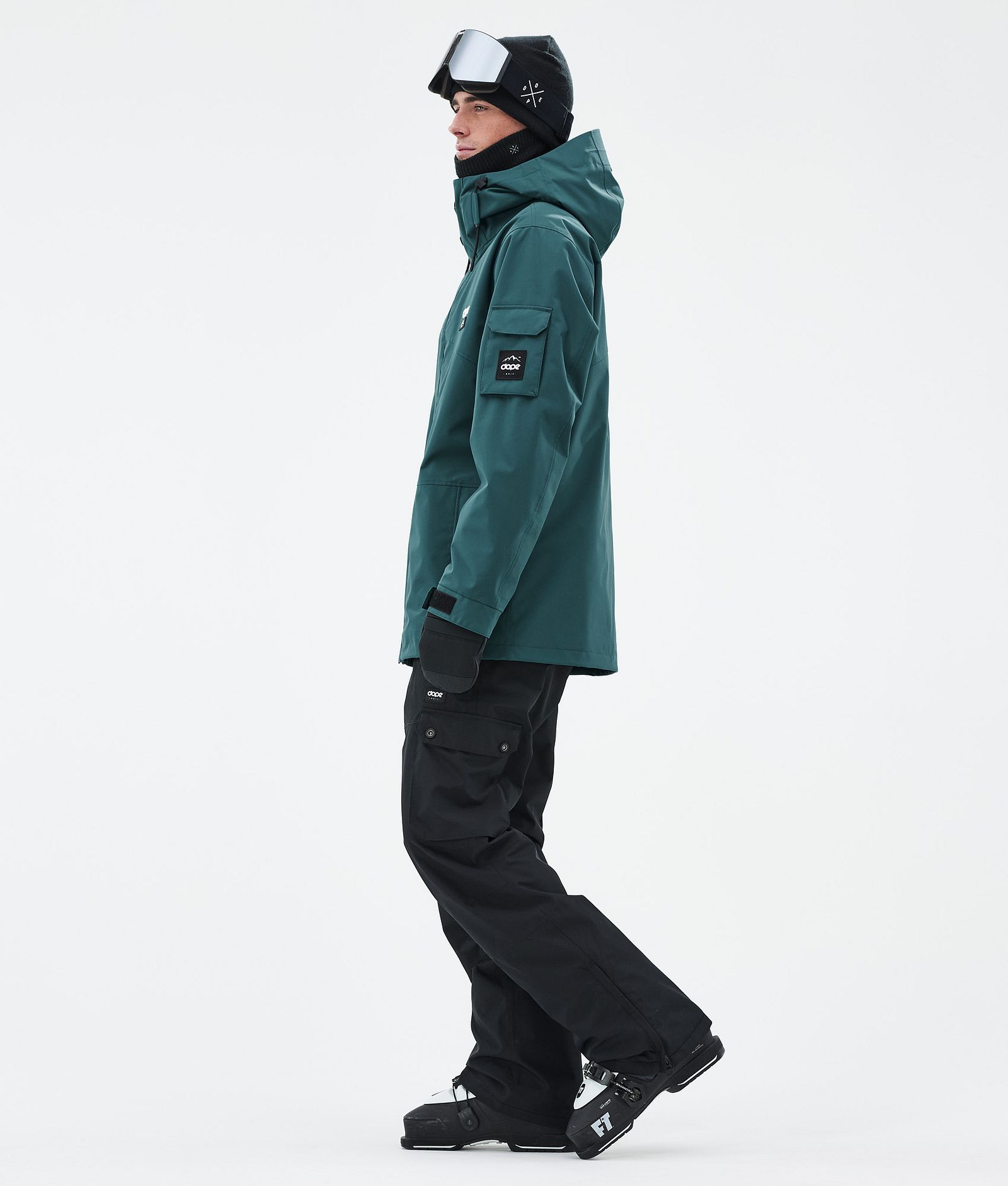 Adept Veste de Ski Homme Bottle Green, Image 3 sur 9