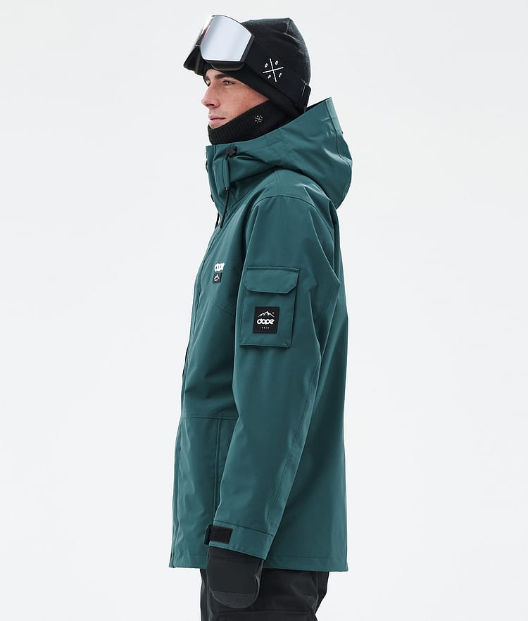 Adept Snowboardjakke Herre Bottle Green, Billede 5 af 9