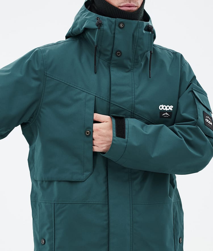 Adept Ski Jacket Men Bottle Green, Image 8 of 9