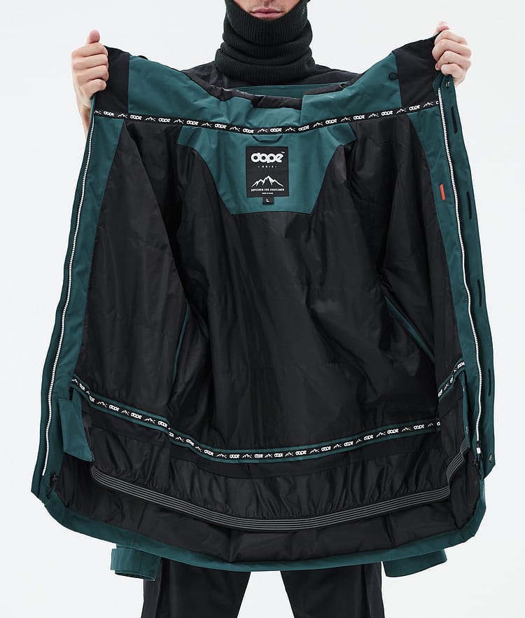 Adept Snowboardjakke Herre Bottle Green, Billede 9 af 9