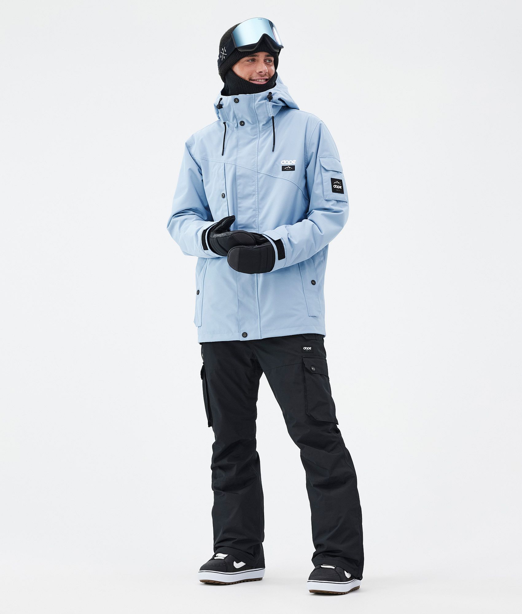 Light blue hotsell snowboard jacket