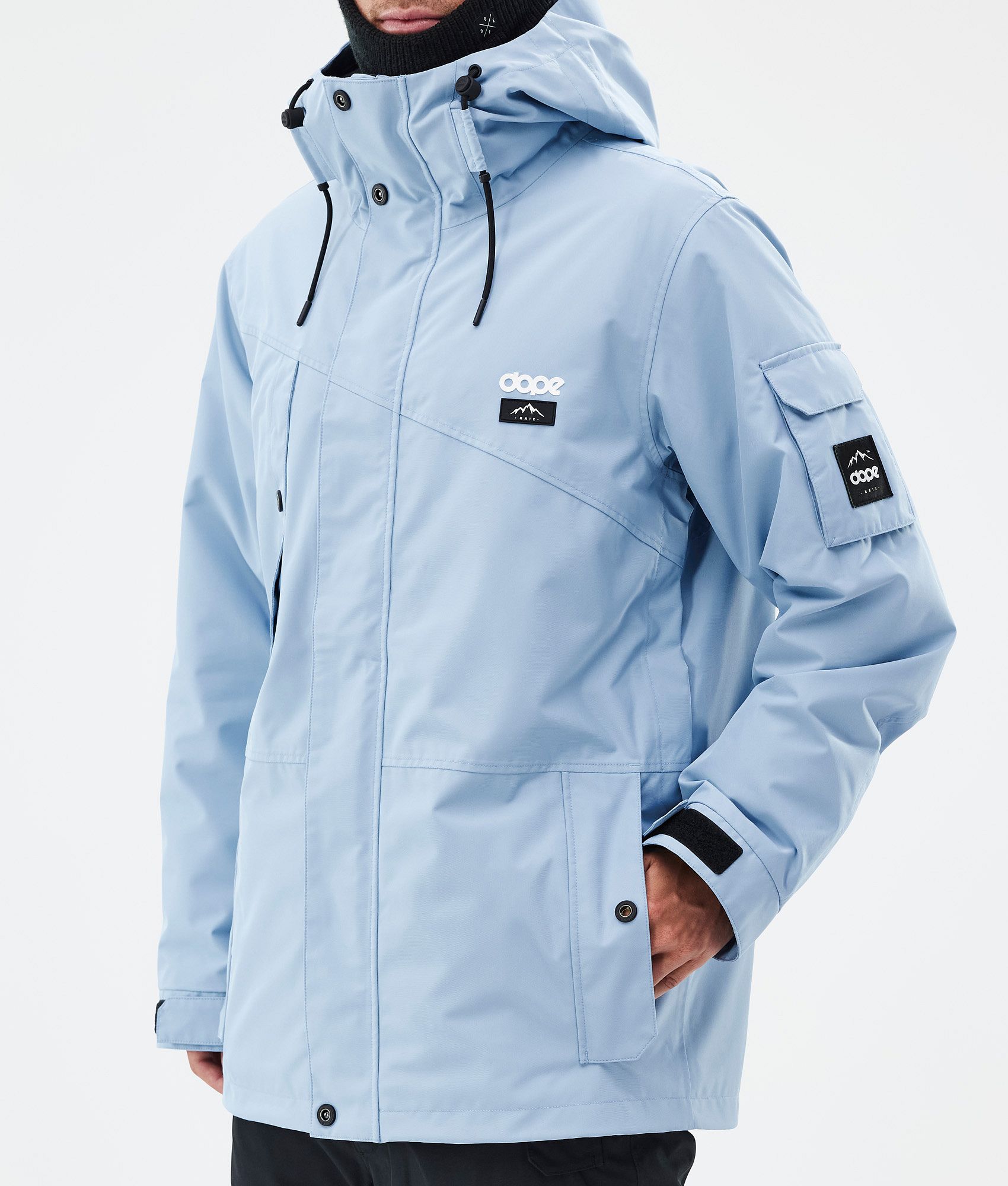 Blue snow jacket best sale