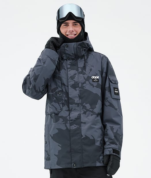 Adept Ski Jacket Men Metal Blue Camo