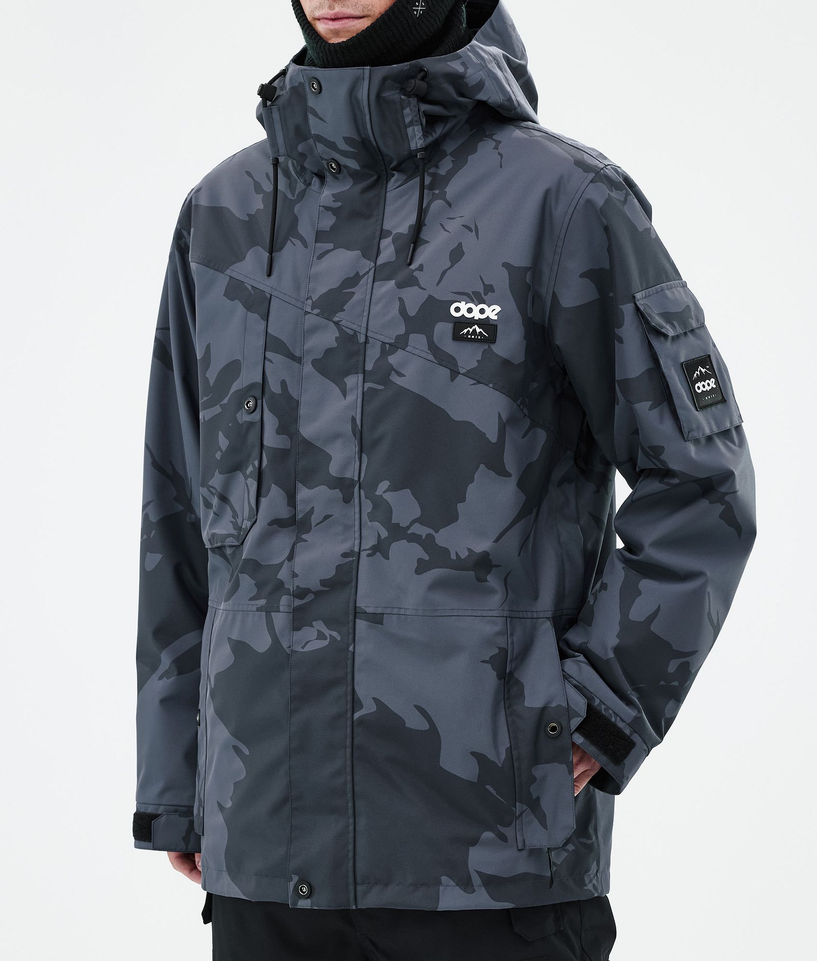 Adept Snowboardjacka Herr Metal Blue Camo, Bild 7 av 9