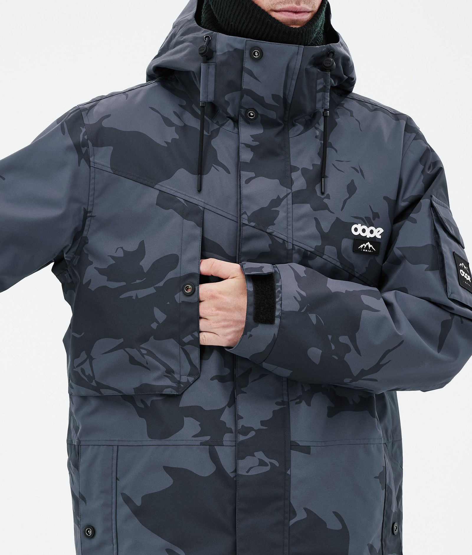 Adept Snowboardjacke Herren Metal Blue Camo, Bild 8 von 9