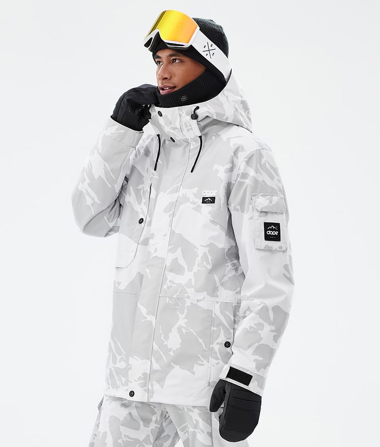 Dope Adept Ski Jacket Men Grey Camo | Dopesnow.com