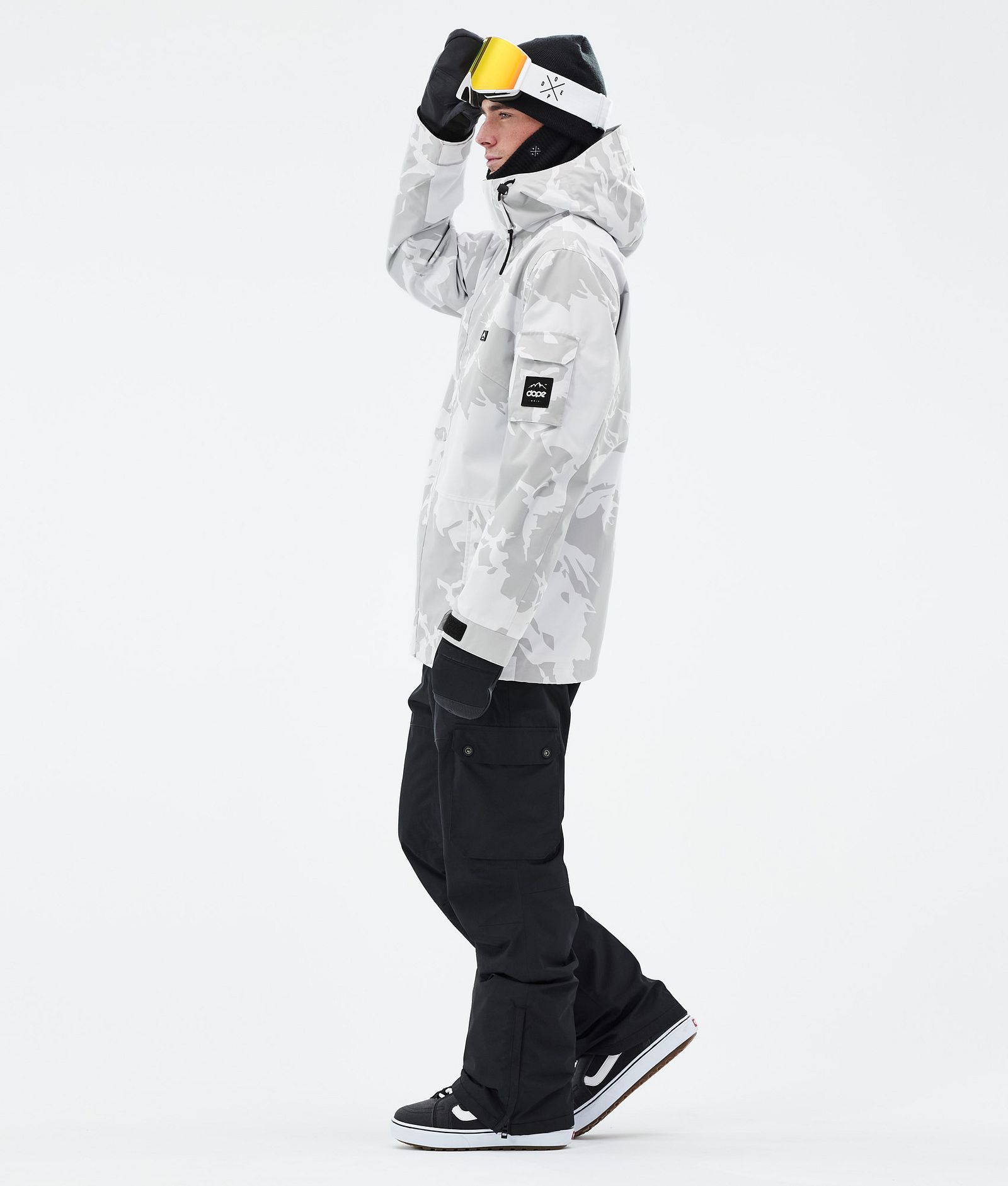 Adept Veste Snowboard Homme Grey Camo, Image 3 sur 9