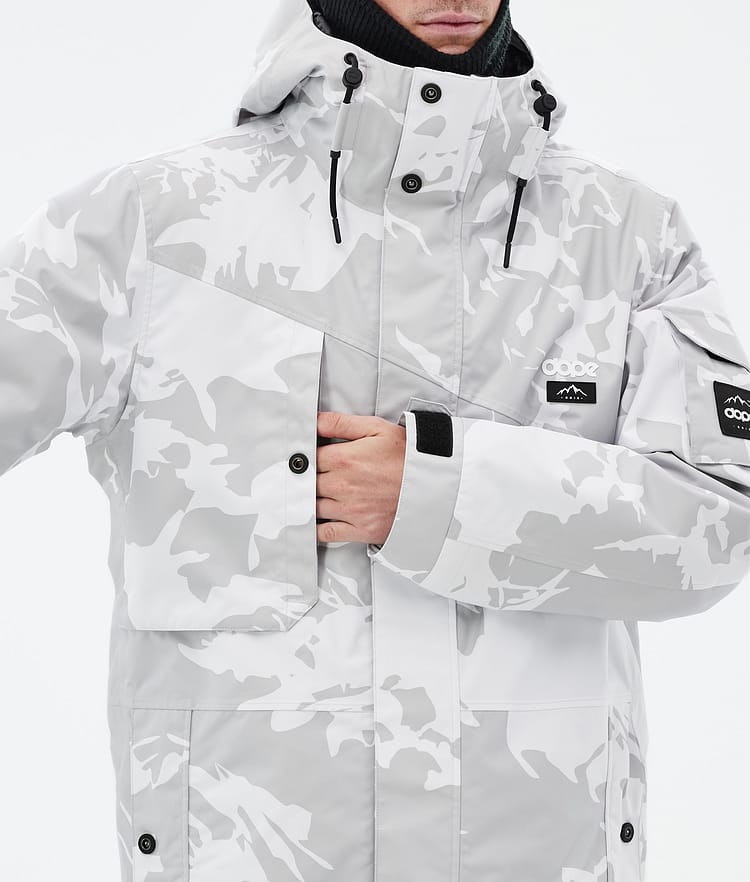 Adept Snowboardjacka Herr Grey Camo Renewed, Bild 8 av 9