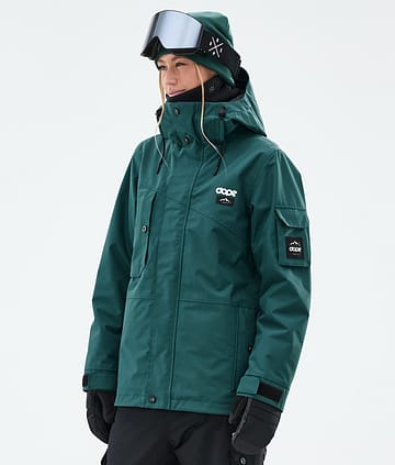 Dope Snow Adept W Snowboard Jacket Women Bottle Green
