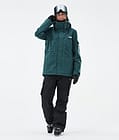 Adept W Skijacke Damen Bottle Green, Bild 2 von 9