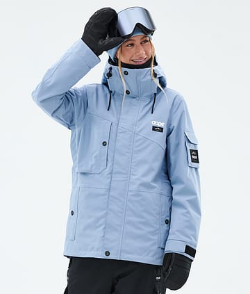 Adept W Snowboard Jacket Women Light Blue