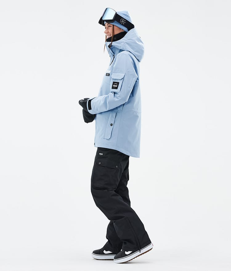 Adept W Snowboardjakke Dame Light Blue, Bilde 3 av 9