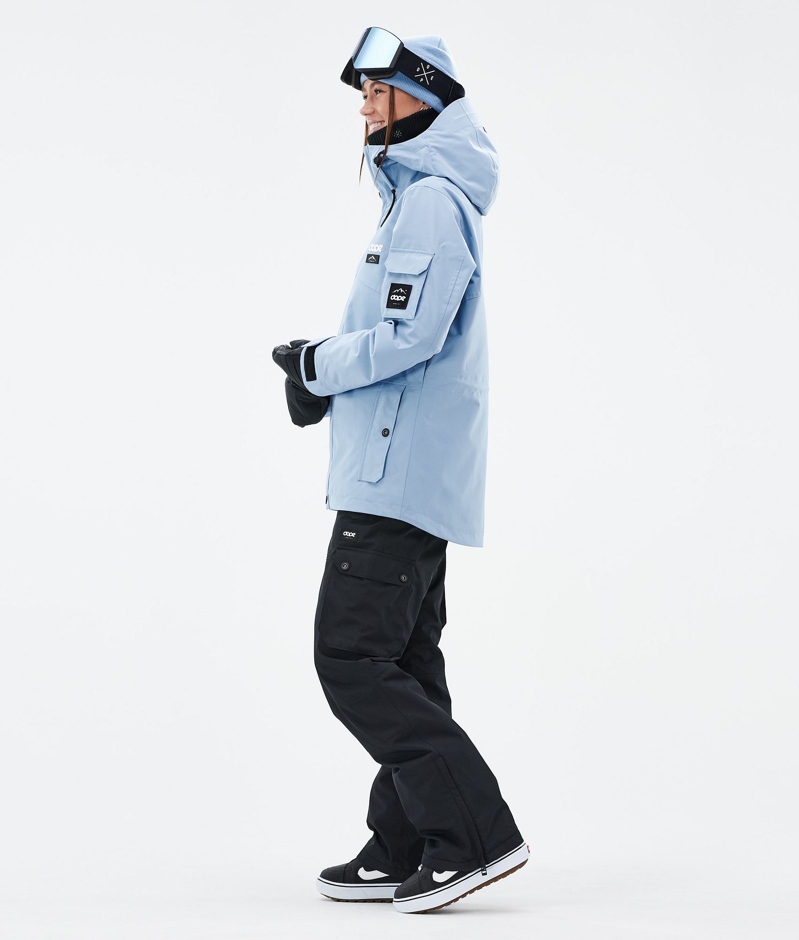 Adept W Giacca Snowboard Donna Light Blue, Immagine 3 di 9