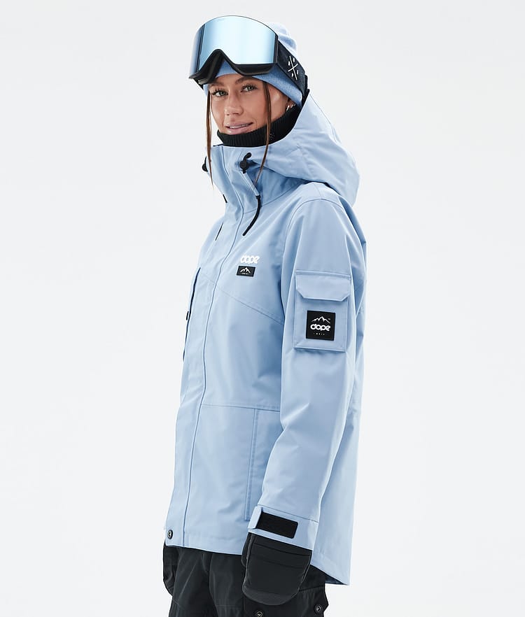 Adept W Snowboardjakke Dame Light Blue, Bilde 5 av 9