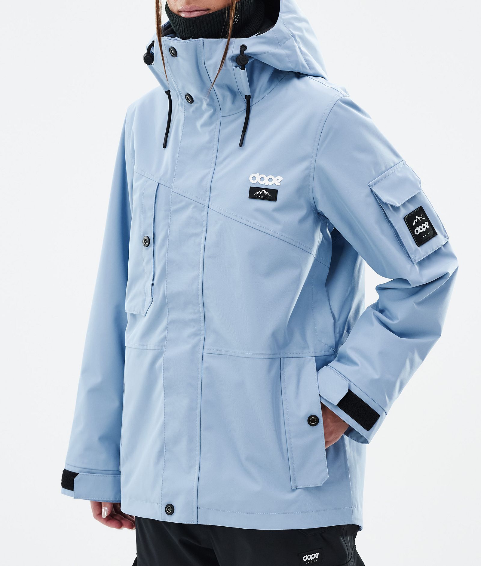 Adept W Skijacke Damen Light Blue, Bild 7 von 9