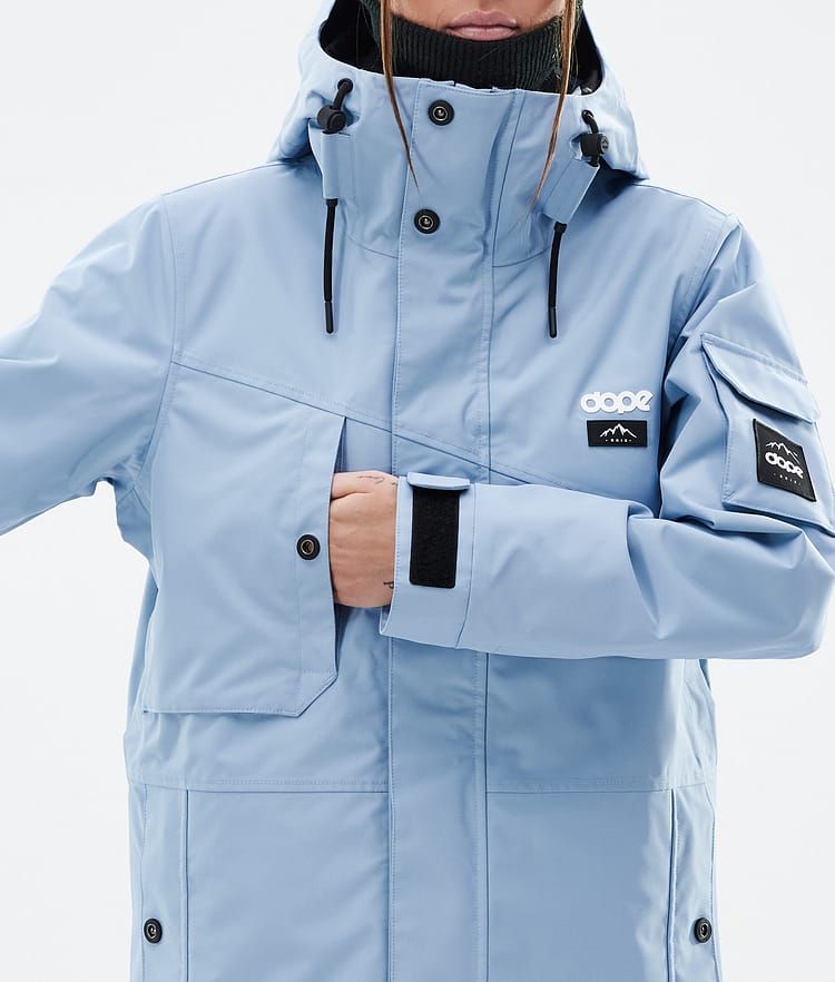 Adept W Snowboardjakke Dame Light Blue, Bilde 8 av 9